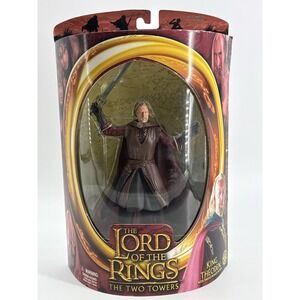 LOTR The Two Towers King Théoden Action Figure Toy Biz 2002 Sword Attack 6811